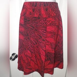 Red and black skirt size small